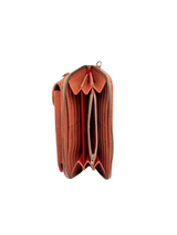 #color_ Salmon | Artelusa Cork Wristlet with Crossbody Strap - Salmon - 3255.59-W34-3