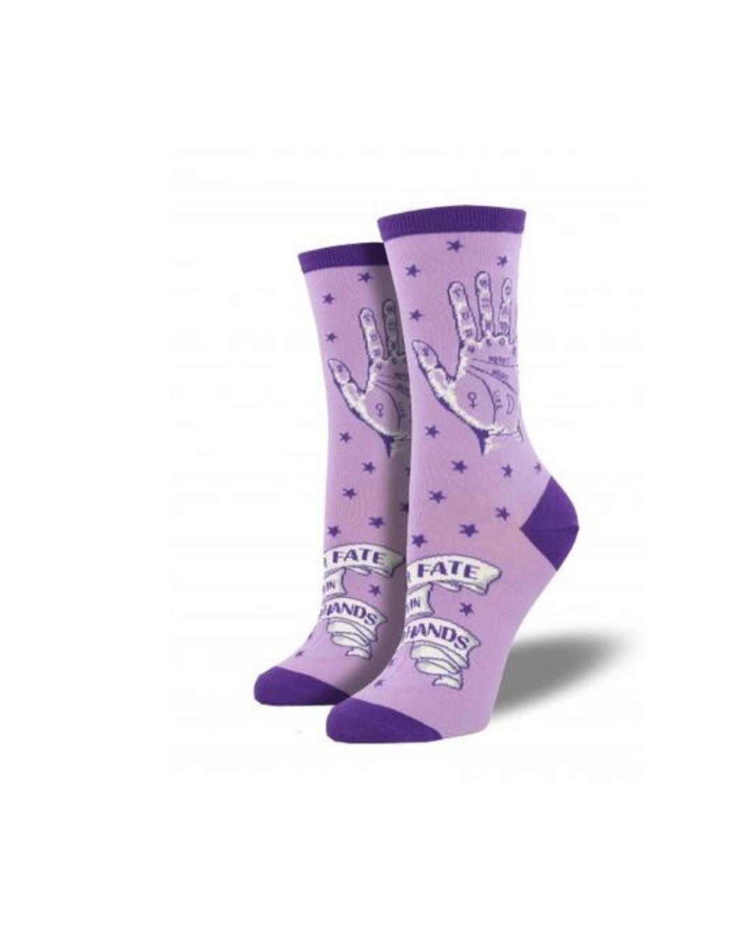 Socksmith Palmistry Socks - Lavender - 38_c664c475-6221-4877-8ed9-1485207f6035