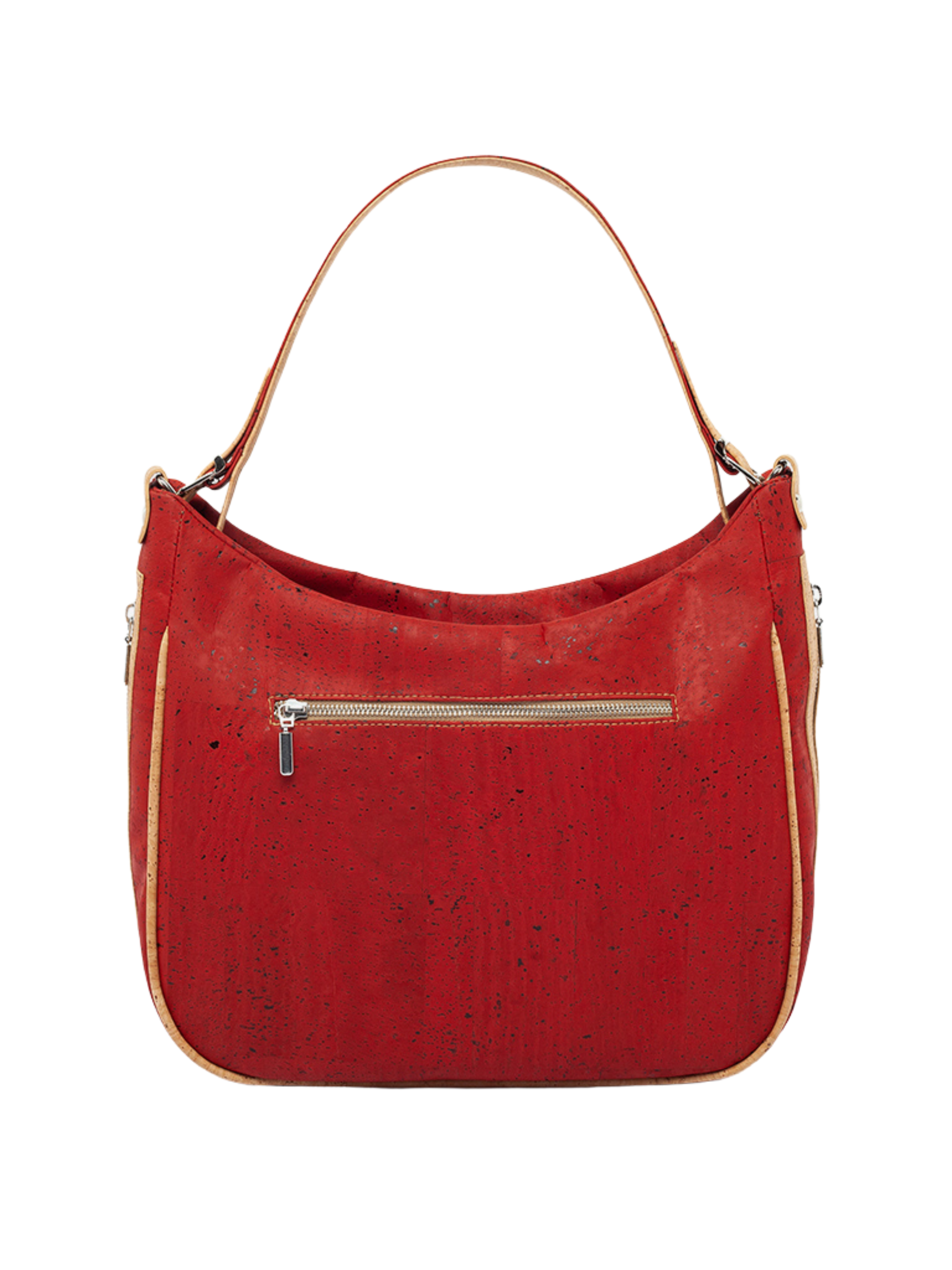 #color_ Red | Artelusa Cork Shoulder Bag - Red - 4006.48-B03_3