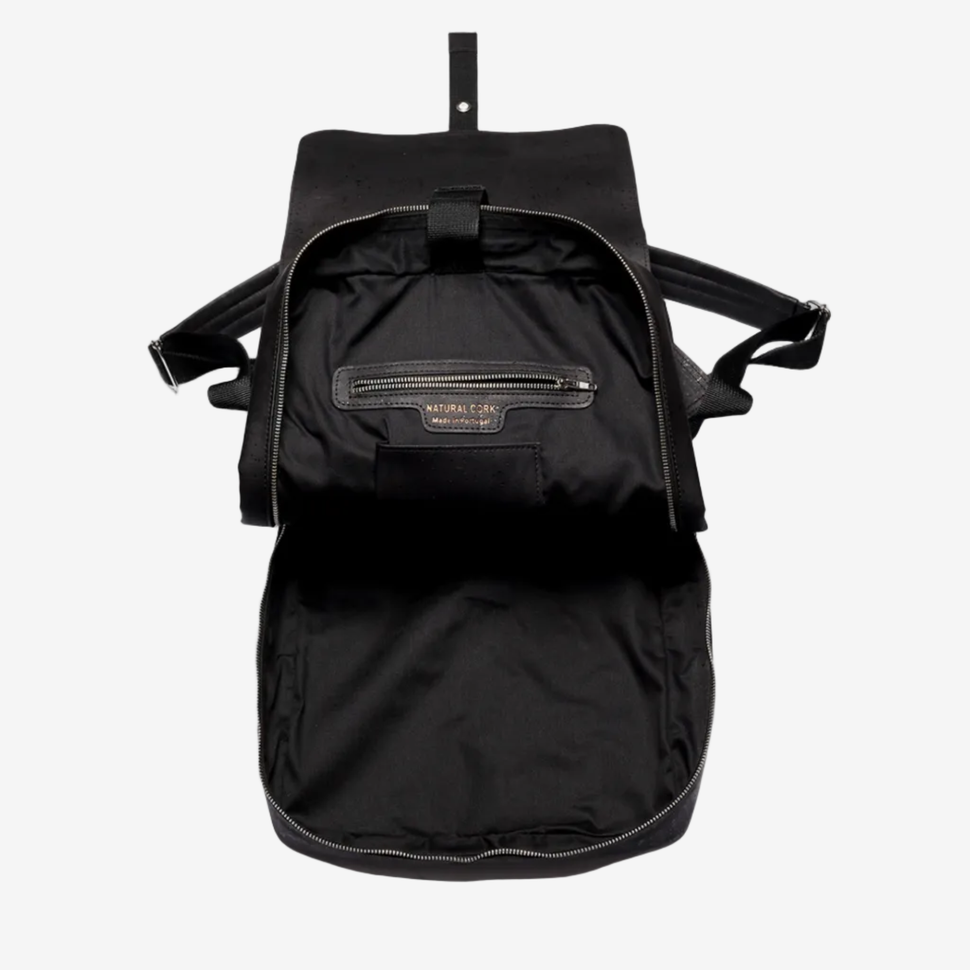 Artelusa Cork Travel Backpack - Black - 4009.04-B36-1 #color_Black