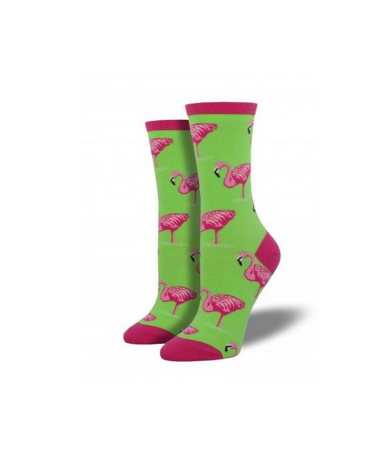 Socksmith Flamingo Socks - Lime - 43_a0cd1aab-6553-45e7-b135-a44c400e93e5