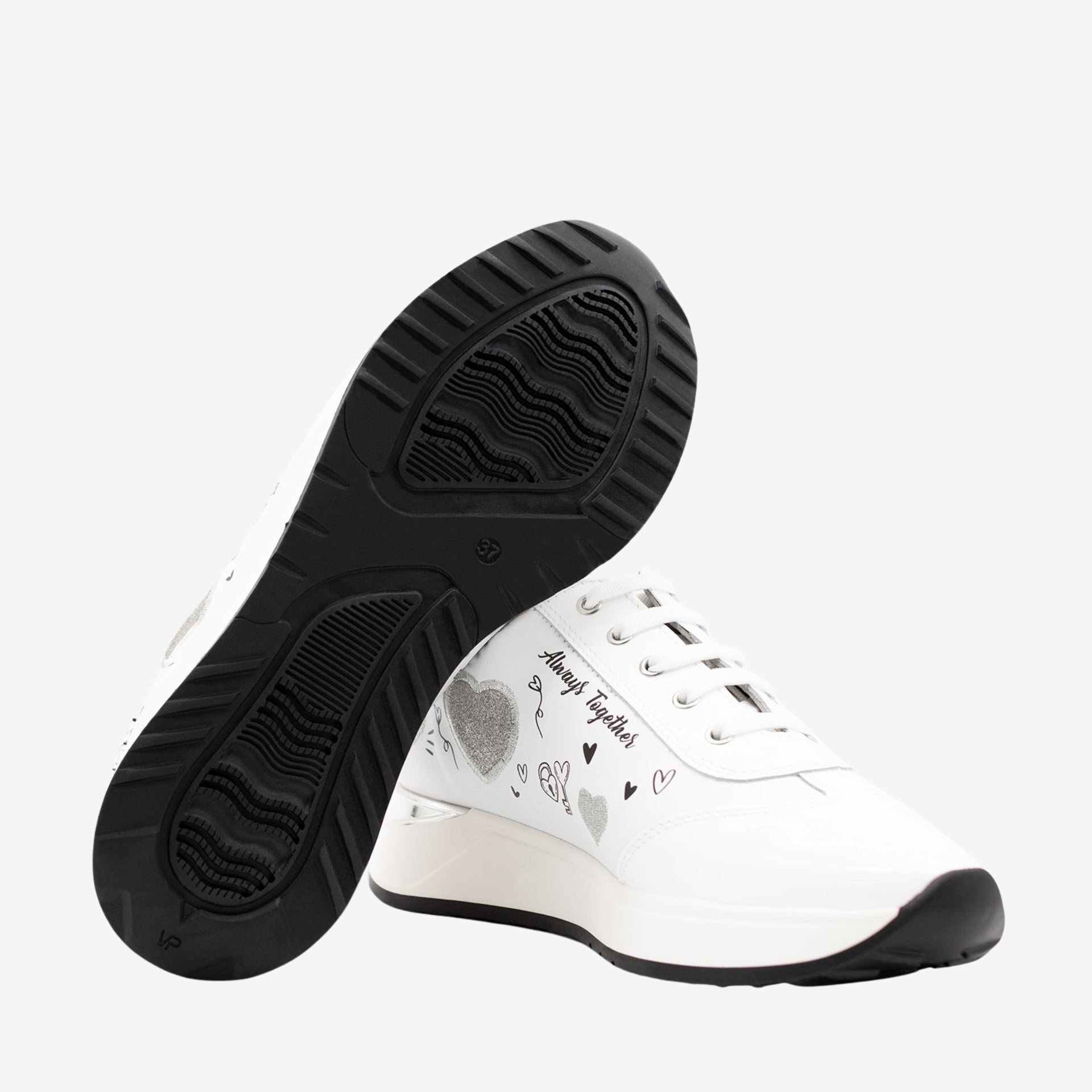 Cavalinho Always Together Sneakers for Engagement Wedding for Women SKU 48010088.17 #color_White / Silver