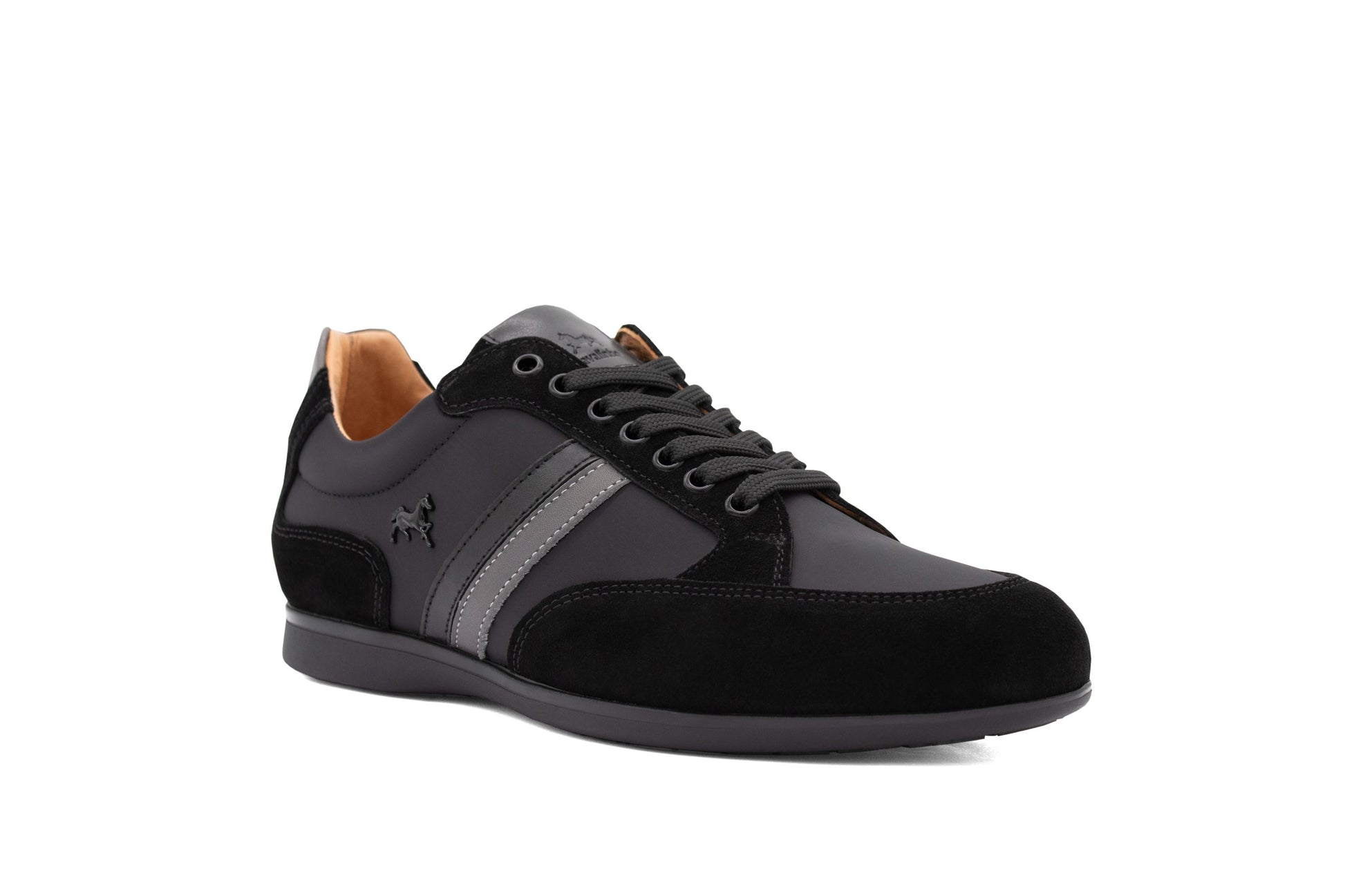Cavalinho Striped Sporty Sneakers - Black - 48060008.01_2