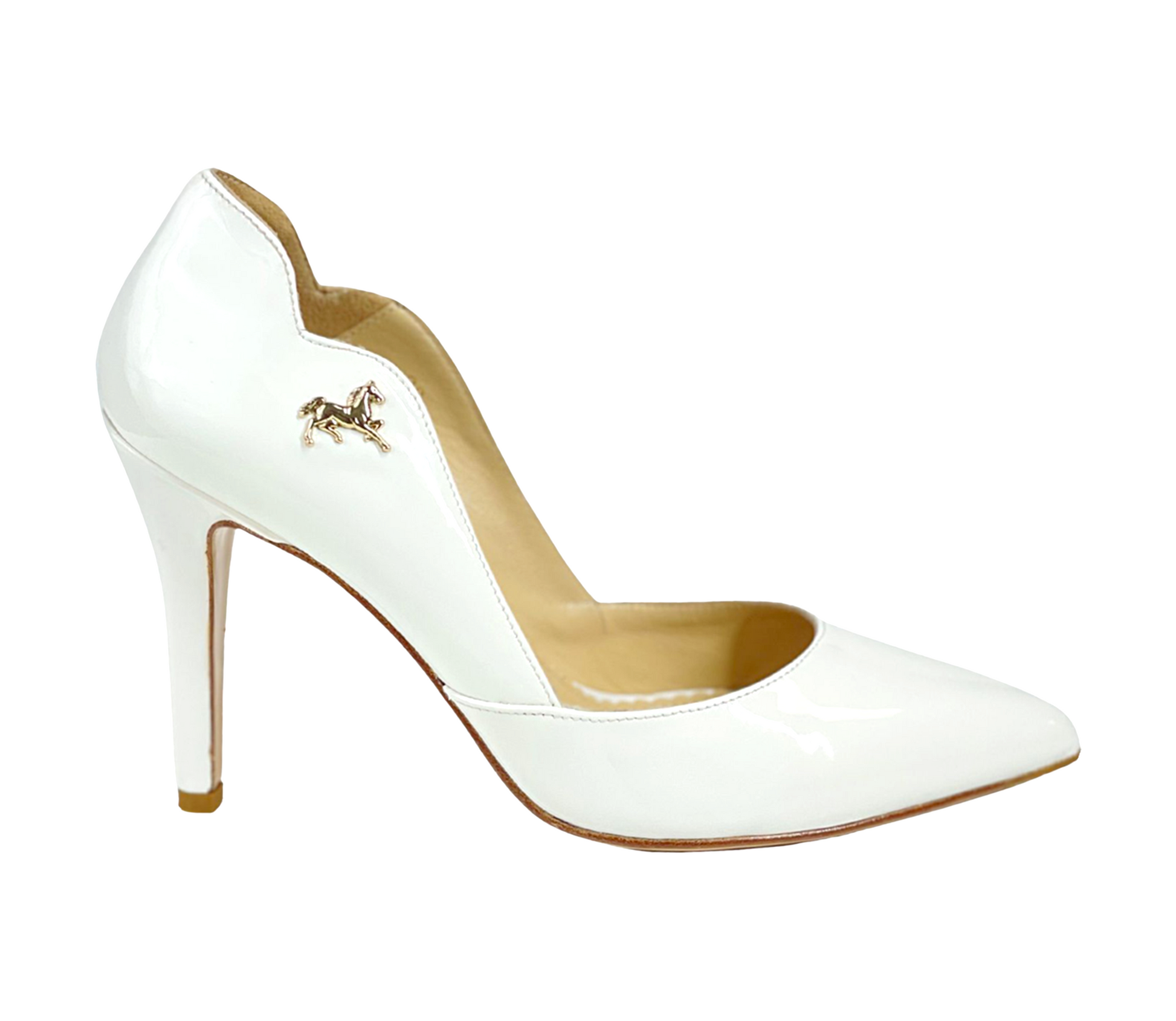 Cavalinho Classic High Heel Pump - White - 48100514.06_Cavalinho_White_Shoe-1