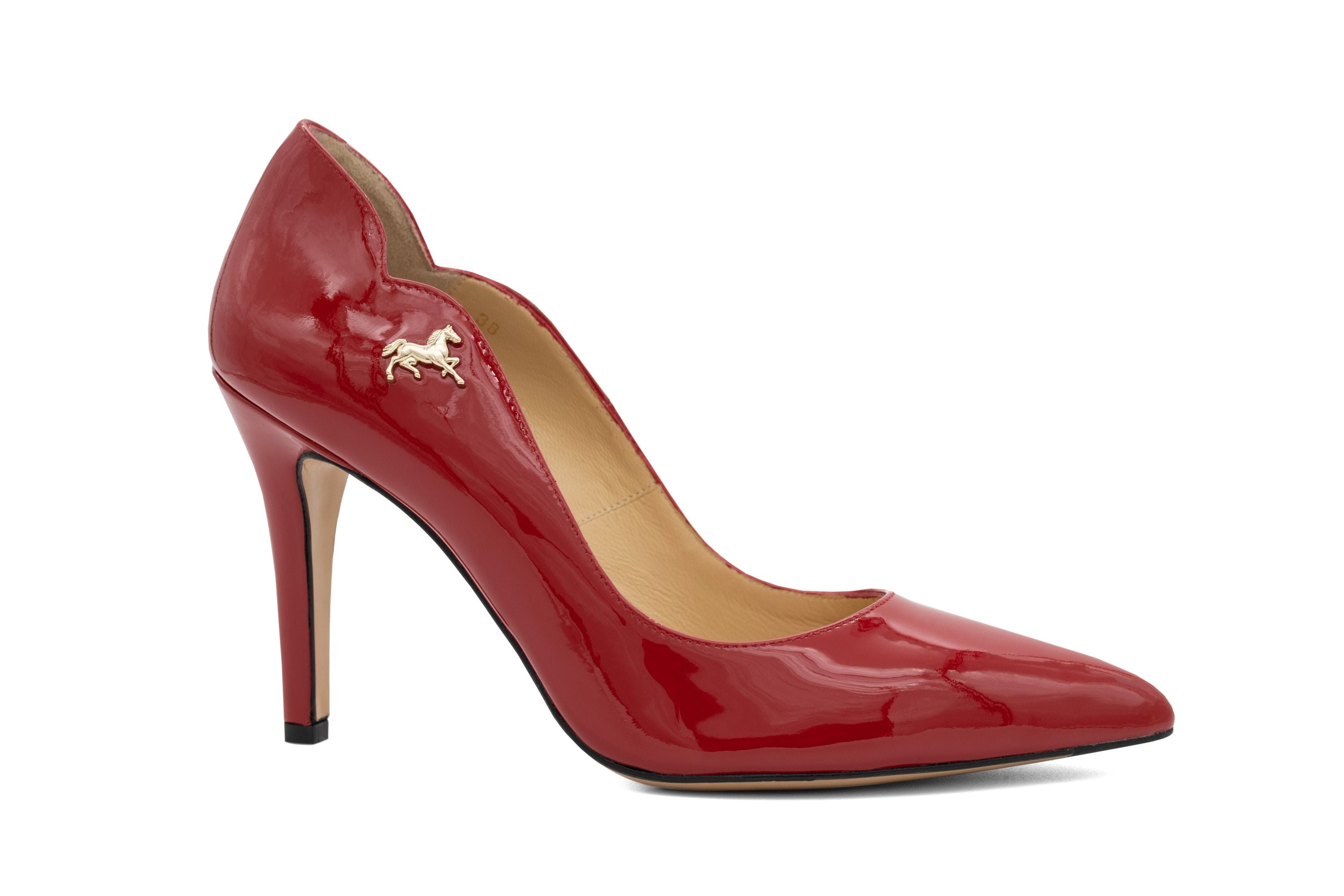 5 Inch Heel SEDUCE-420 Red Patent Plus Size Classic Pumps – Shoecup.com
