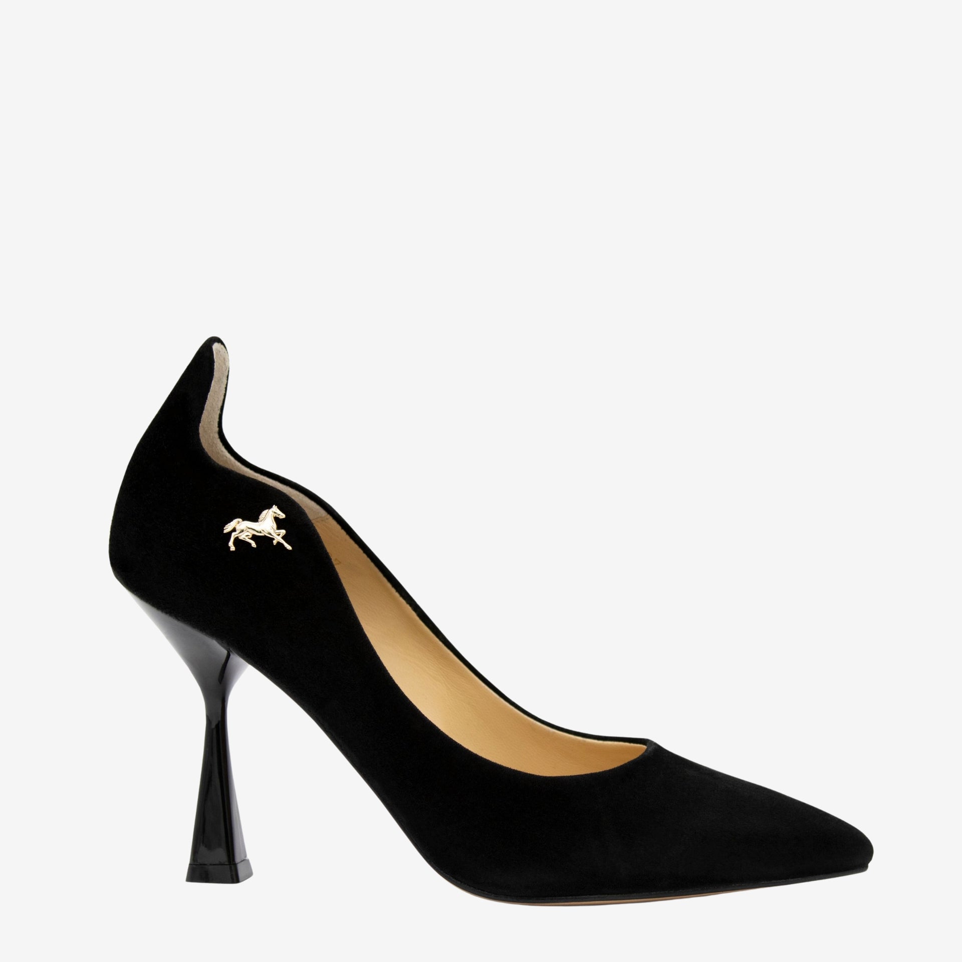 Cavalinho Suede EndLess Love High Heels SKU 48100585.01 #color_Black