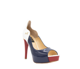 Cavalinho Gold Platform High Heels SKU 48100586.22 #color_navy / white / red