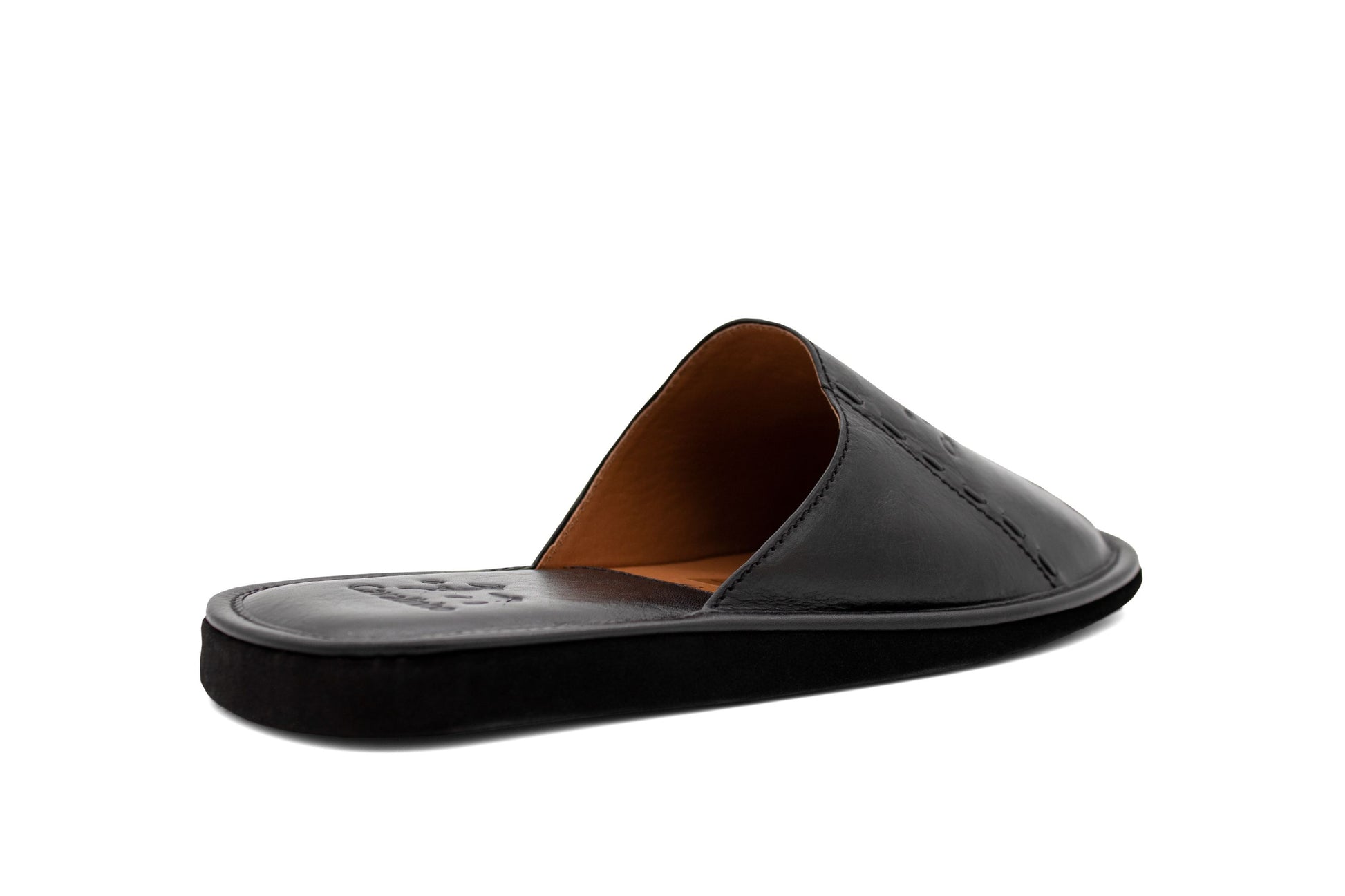 #color_ Black | Cavalinho Leather Slippers - Black - 48120101.01_3