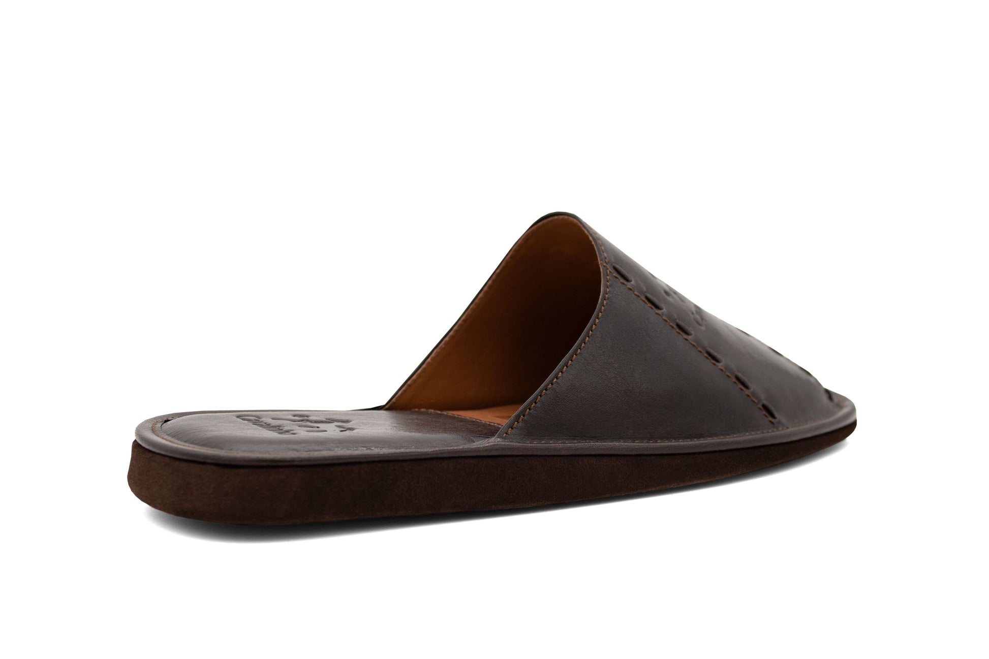 #color_ Brown | Cavalinho Leather Slippers - Brown - 48120101.02_3