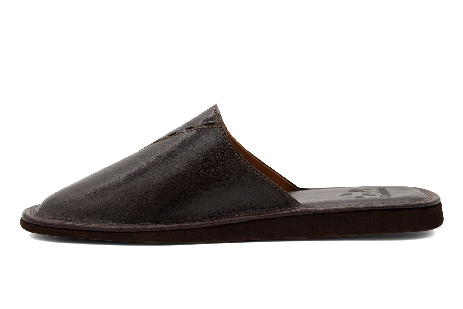 #color_ Brown | Cavalinho Leather Slippers - Brown - 48120101.02_4