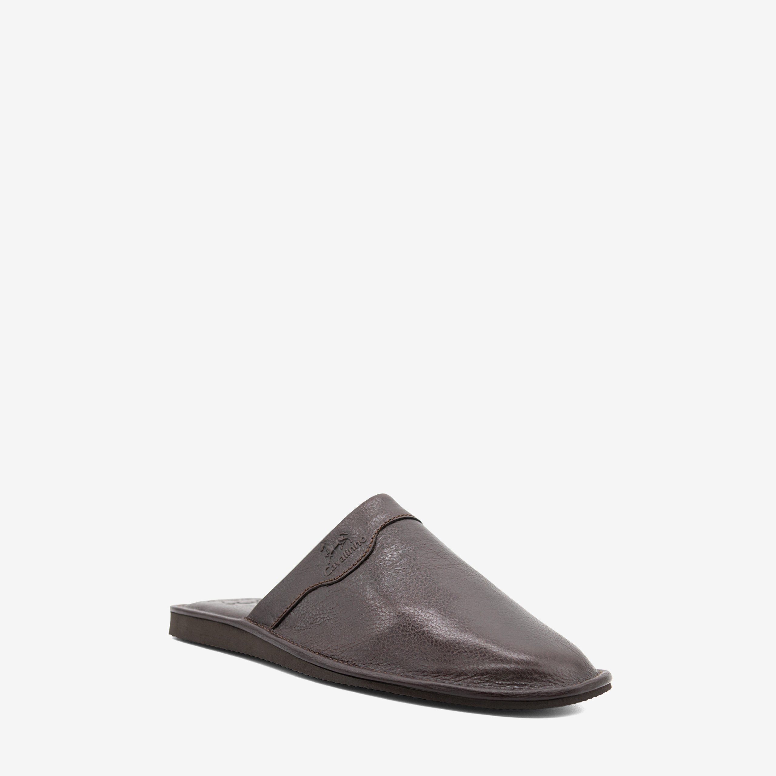 Cavalinho Leather house slippers that men can count on SKU 48120103.02 #color_brown