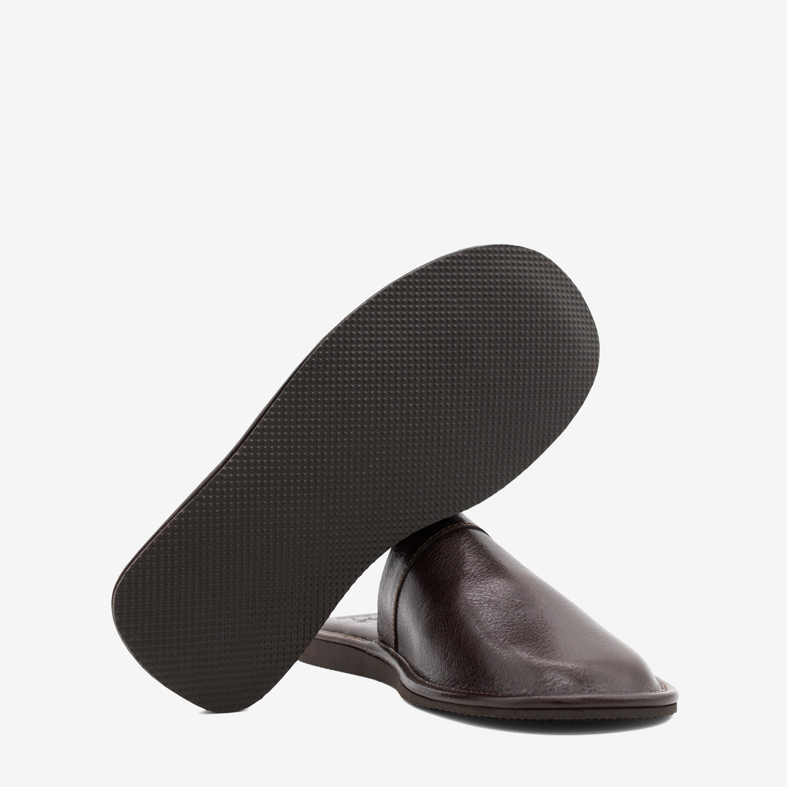 Cavalinho Leather Indoor Slippers SKU 48120103.02 #color_brown