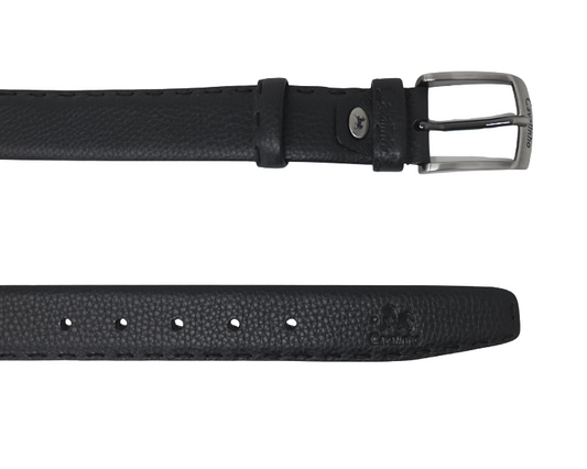Cavalinho Soft Leather Belt - Black Silver - 5020517black3
