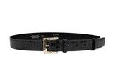 #color_ Black Gold | Cavalinho Gallop Patent Leather Belt - Black Gold - 58010805.01_1
