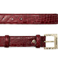 Cavalinho Galope Patent Leather Belt - DarkRed Gold - 58010805.04_3