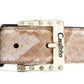 Cavalinho Galope Patent Leather Belt - Beige Gold - 58010805.05_3