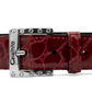 Cavalinho Gallop Patent Leather Belt - DarkRed Silver - 58010805.S.04_2