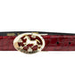 Cavalinho Oval Horse Leather Belt - Red Gold - 58010817.04_1