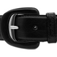 Cavalinho Classic Smooth Leather Belt - Black Silver - 58010906.S.01_2