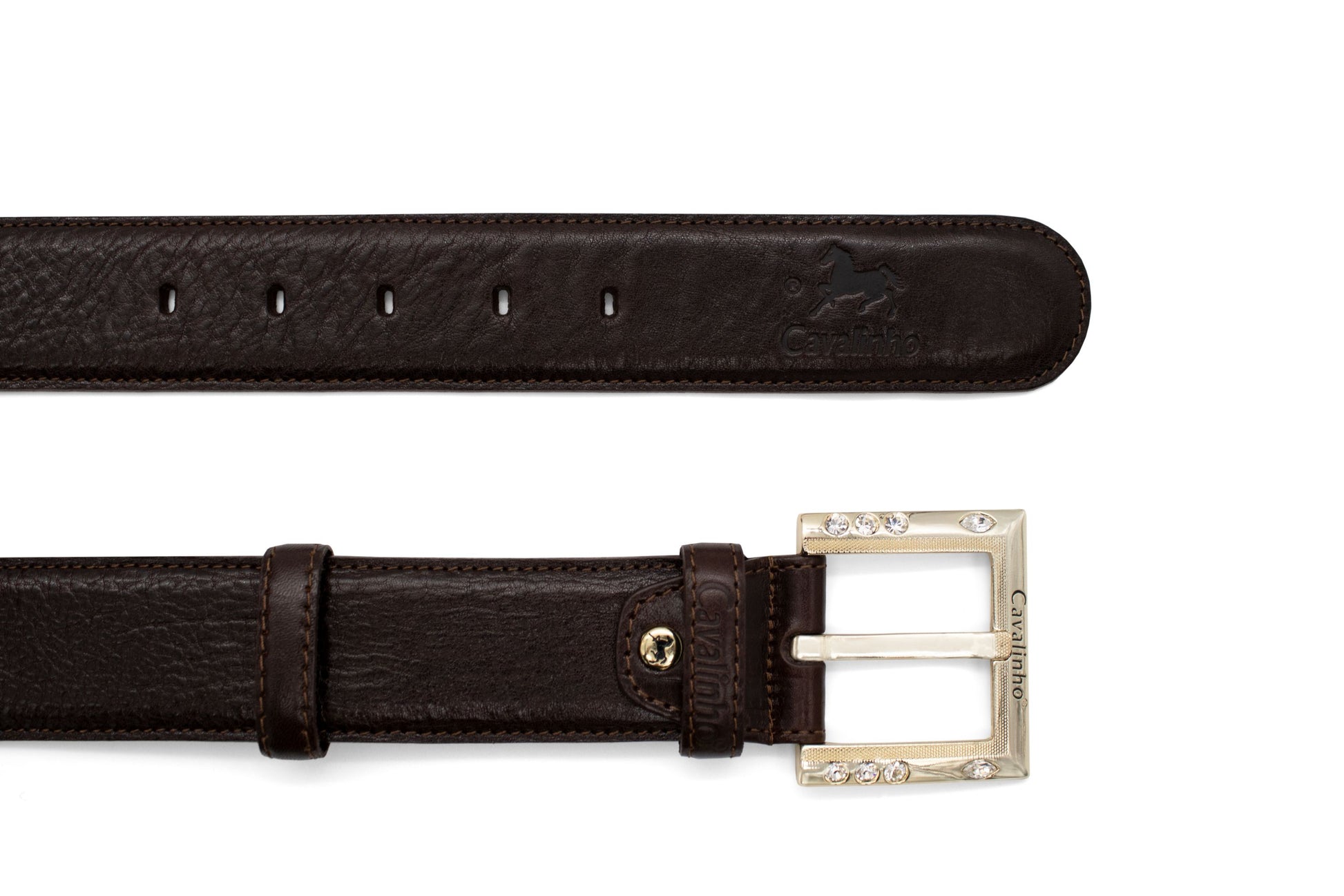 Cavalinho Classic Leather Belt - Brown Gold - 58010910.02_3