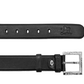 Cavalinho Classic Leather Belt - Black Silver - 58010910_01_2