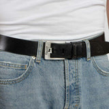 Cavalinho Gentleman Black Leather Belt for Men SKU 58020501.01 #color_black