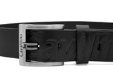 Cavalinho Sporty Leather Belt for Men SKU 58020504.01 #color_black