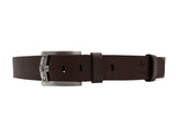 #color_ SaddleBrown Silver | Cavalinho Sport Leather Belt - SaddleBrown Silver - 58020507.02_1