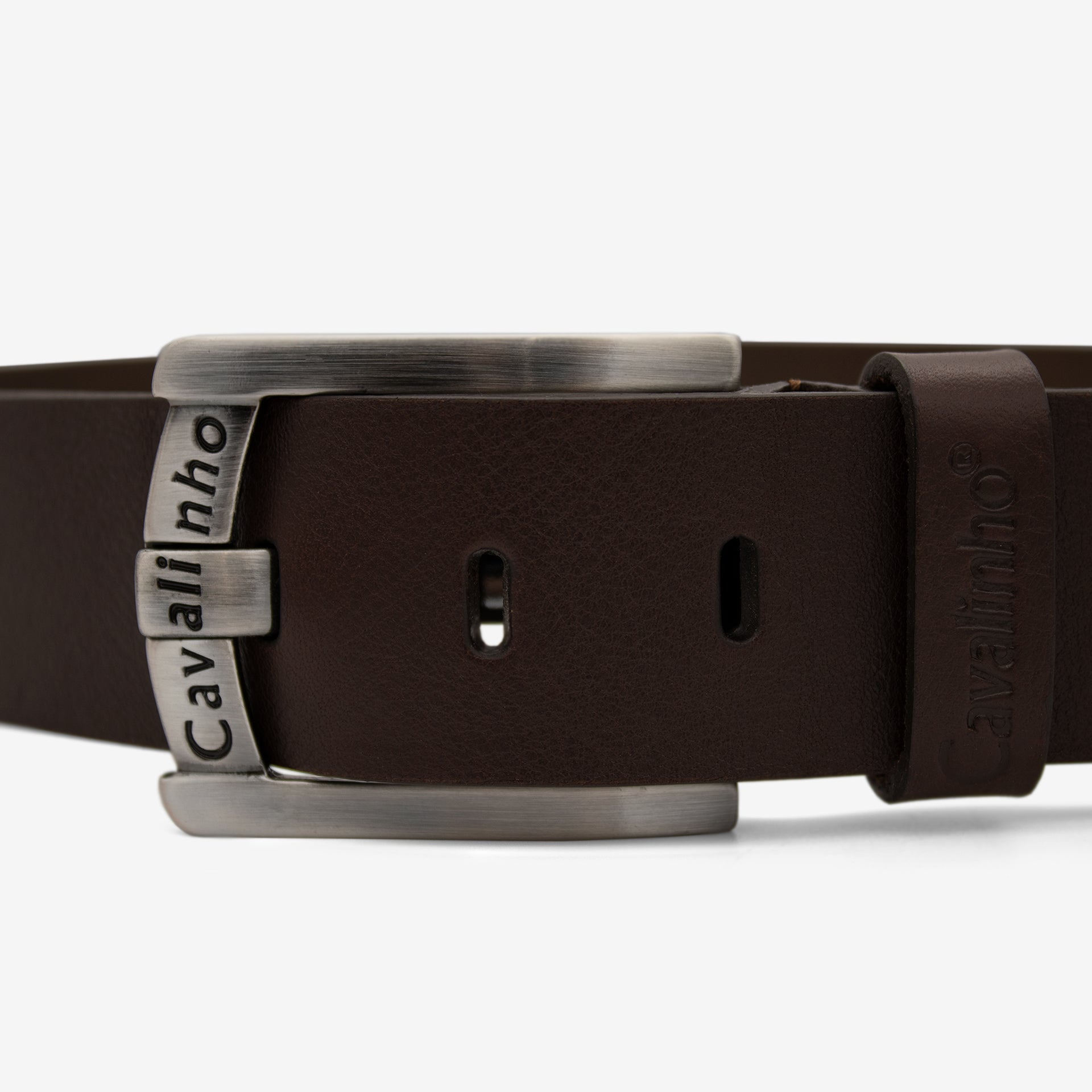 Cavalinho Designer Brown Leather Belt for Men SKU 58020507.02 #color_brown