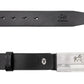 #color_ Black Silver | Cavalinho Sporty Leather Belt - Black Silver - 58020541.01_2