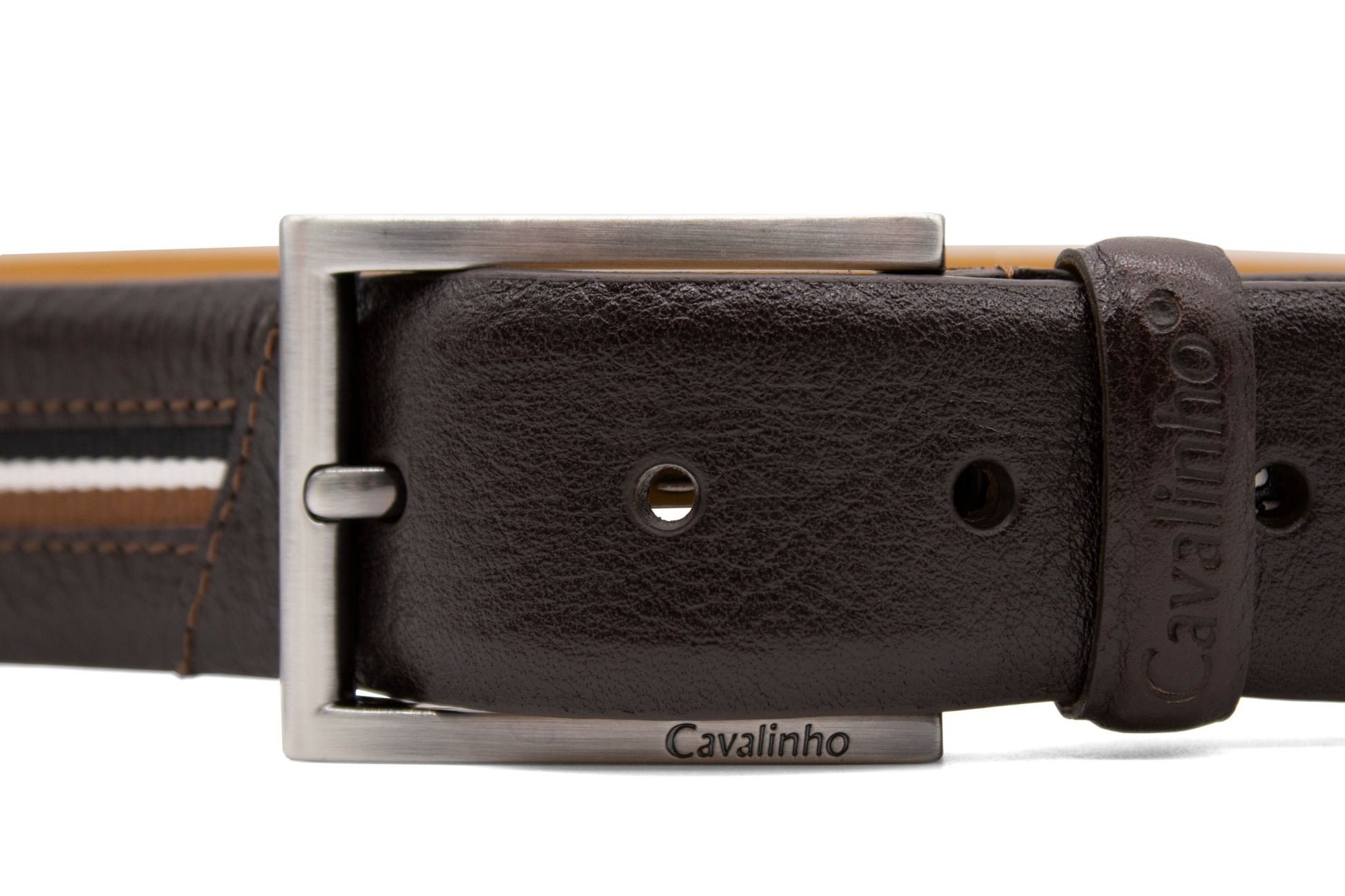 Cavalinho The Sailor Sporty Belt - Brown Silver - 58020543.02_3