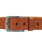 Cavalinho Sport Leather Belt - SaddleBrown Silver - 5_bff52c36-f83d-435c-acc2-d7a508da4b22