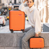 Cavalinho Hardside Toiletry Tote Bag (14") - 14 inch 68010003.37.14 #color_DarkOrange, IndianRed, SteelBlue, Silver, DarkGoldenRod, Black