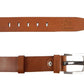 Cavalinho Sport Leather Belt - SaddleBrown Silver - 6_c287811f-2486-420c-84ff-1f038ab57878