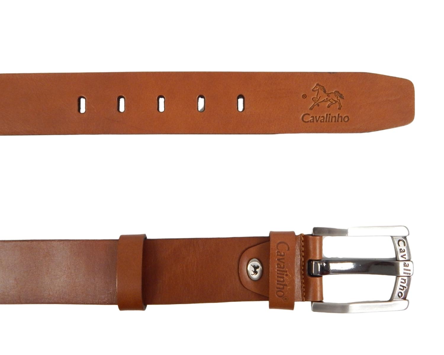 Cavalinho Sport Leather Belt - SaddleBrown Silver - 6_c287811f-2486-420c-84ff-1f038ab57878