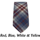 Relhok Plaid Necktie - Blue Red White & Yellow - 8_84ea8b2e-7c14-4595-8bee-ac037edf67fb