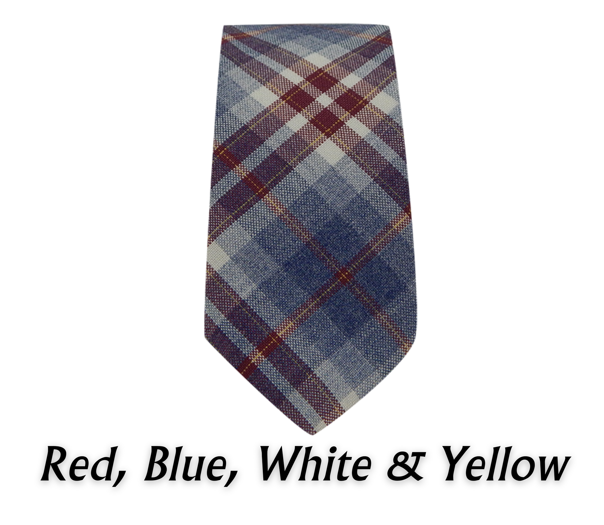 Relhok Plaid Necktie - Blue Red White & Yellow - 8_84ea8b2e-7c14-4595-8bee-ac037edf67fb