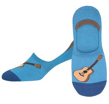 Socksmith Acoustic No Show Liner Socks - Blue - ACOUSTIC_NO_SHOW_LINER_SOCKS