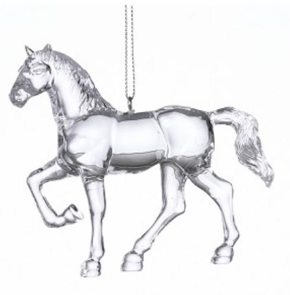 V&L Ornament: Horse - - AcrylicHorseOrnmt