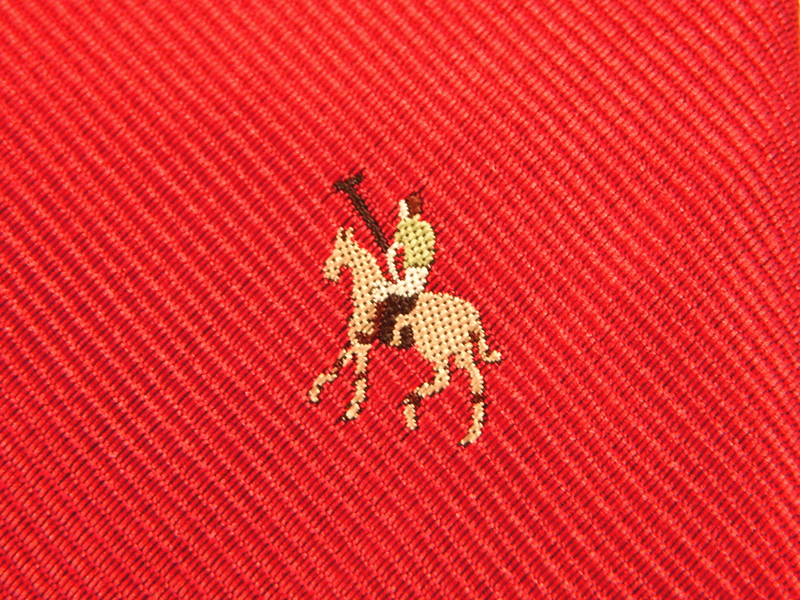Relhok Men's Horse Print Necktie - Grey - DSCN8839