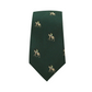 Relhok Men's Horse Print Necktie - Green - DSCN8840