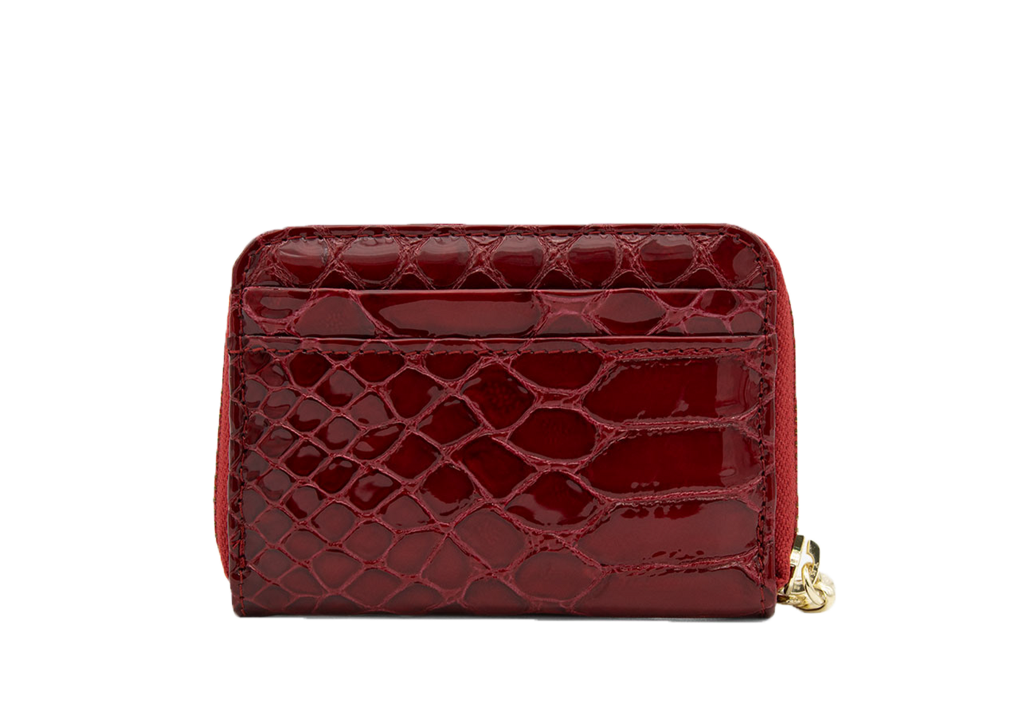 Cavalinho Gallop Patent Leather Card Holder - Red - Galope_2Asset1