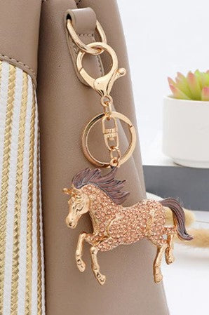 Relhok Horse Keychain - Gold Bronze - HorseKeyChainGoldBronze