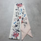 Relhok Handbag Skinny Scarf - White & Flowers - IMG_5569