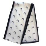 Multiple Horses Heads Scarf #color_off-white