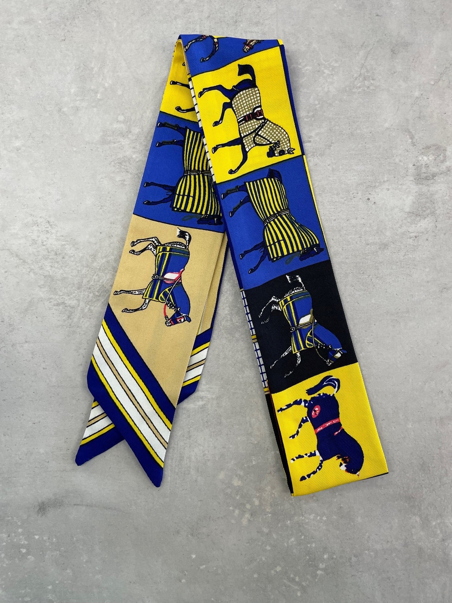 Relhok Promotional price scarves - In store only - Horses Blue - Promoscarfhorseblue