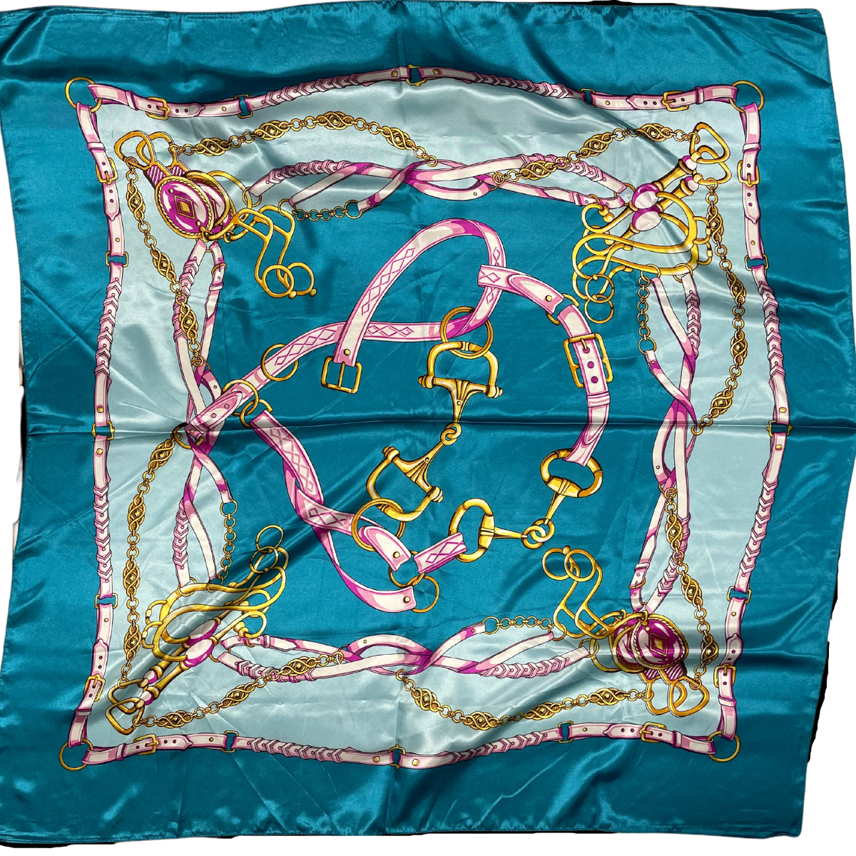 Relhok Horse Bits Scarf #color_Teal