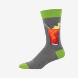 Socksmith Bloody Sunday Socks for Men #print_Grey / Green