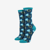 Socksmith Put A Ring On It Blue Socks for Women #print_Blue