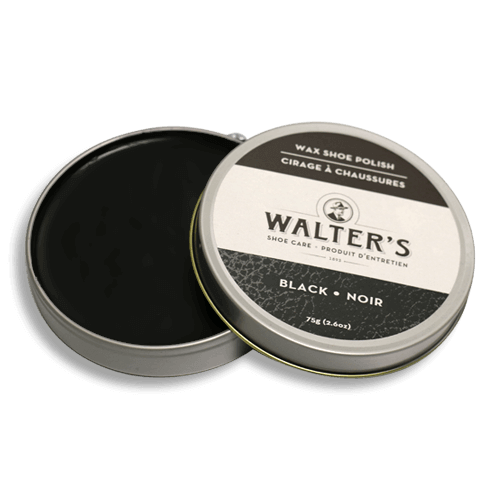 Walter's Wax Shoe Polish - Black - WaxShoePolish-Black